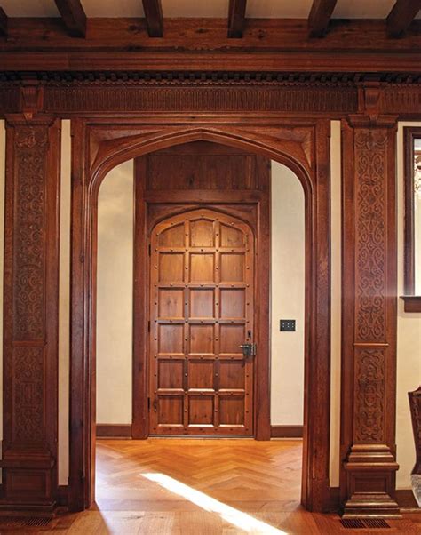 tudor style doors interior